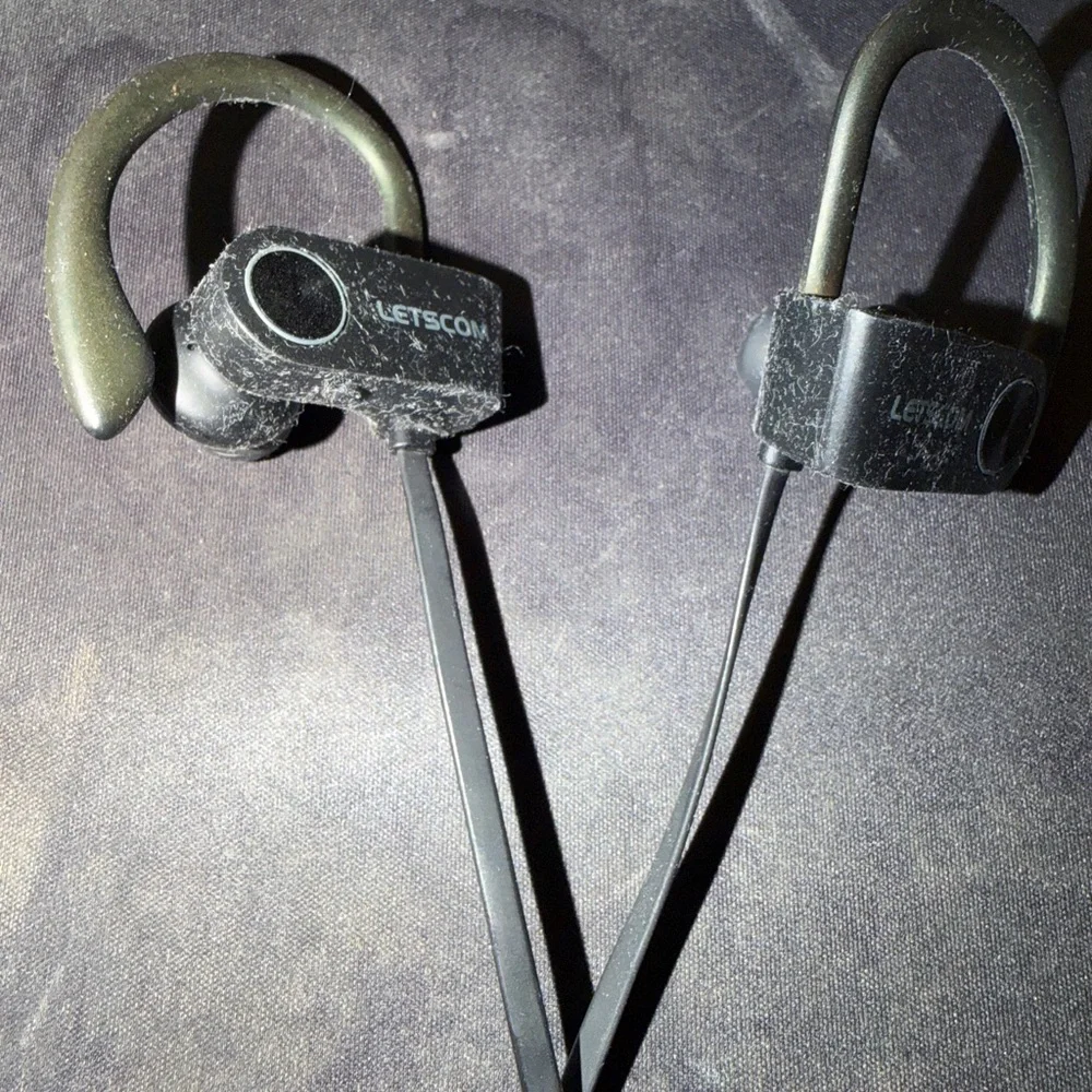 Letscom Wireless Earbuds Black